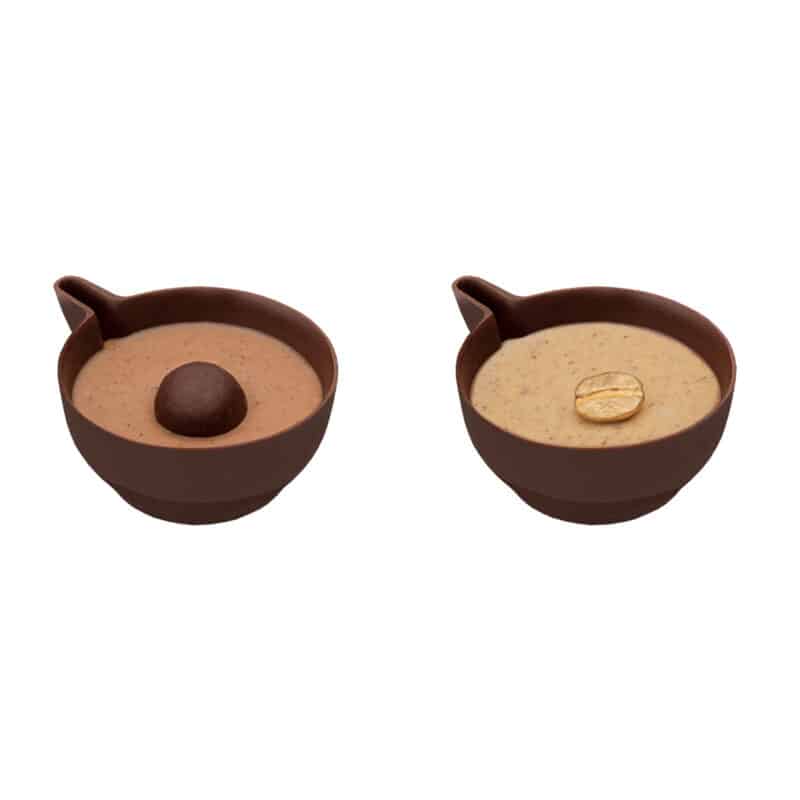 Pralines  Coffe Cups with "Pluton" Coffe