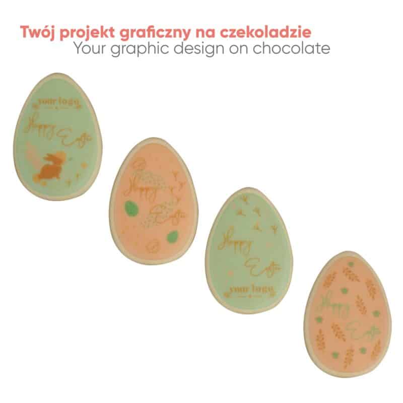 SET OF CHOCOLATES EASTER EGGS PRINT 3 PIECES